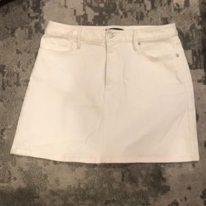 Banana Republic White Denim Skirt